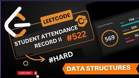 Leet Code 552 | Student Attendance Record II | Detailed Explanation & Solution | LVS Logics
