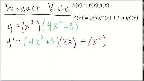 AP Calculus AB: The Product Rule (Old)