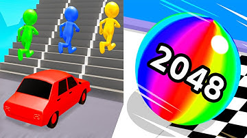 Shape shifting VS Ball Run 2048 - All Level Gameplay Walkthrough Android iOS Ep10