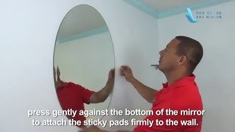 Oval Frameless Wall Mirror Installation - Fab Glass and Mirror