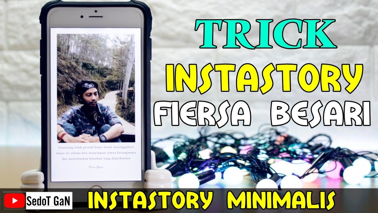 Tutorial Instastory Minimalis Di IPhone Story Instagram Fiersa