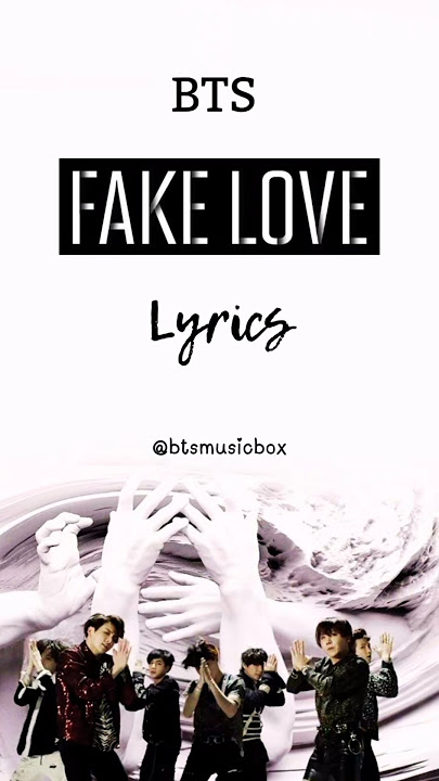 BTS ~ Fake love lyrics PART~2 (Requested)💜🎵 #bts #fakelove #btsshorts #btslyrics #shorts  #btsedits