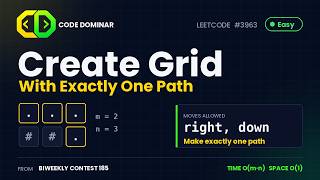 Full LeetCode 3963: One Path Grid Trick Explained in 5 Minutes (Python) Guide