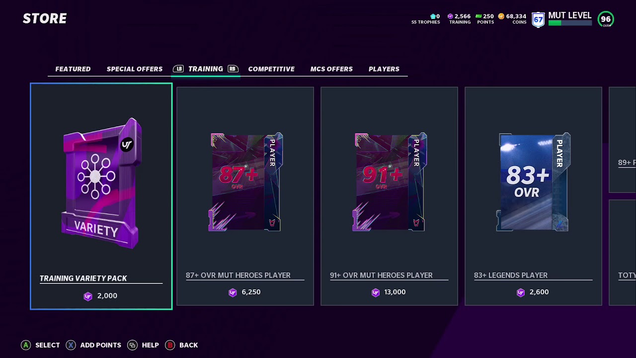 LTD DANIELLE HUNTER FROM TRAINING VARIETY ROLLS