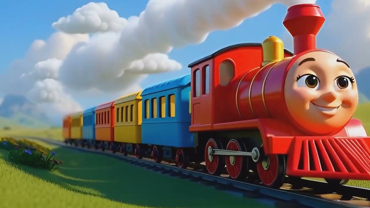 रेल गाडी छुक छुक छुक |Nepali Bal Geet 3D Kids Animation