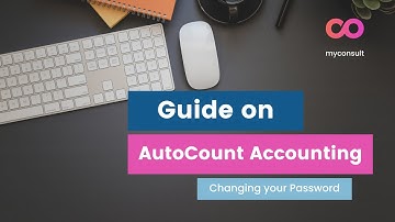 AutoCount Accounting Tutorial - How to change your Password?