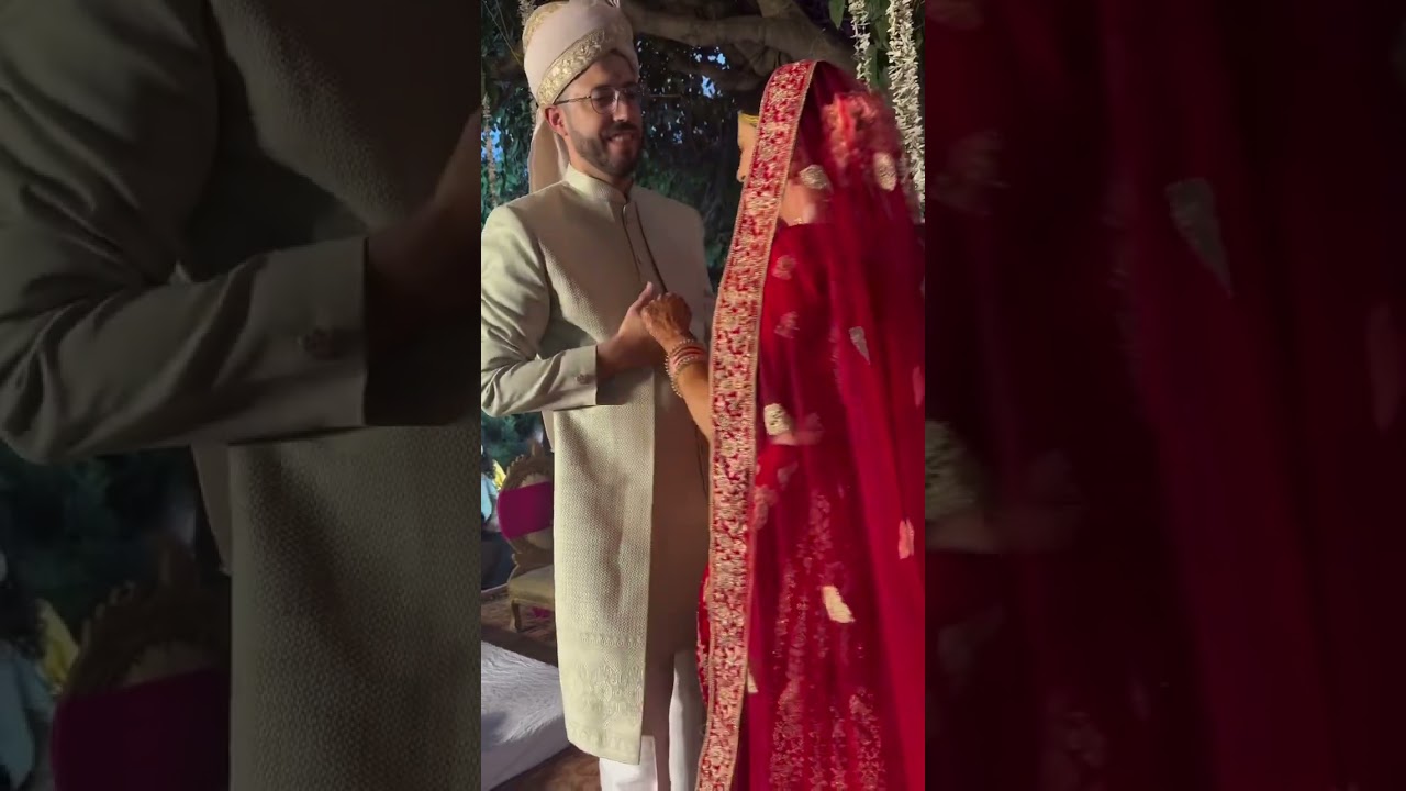 Spainish Couple Indian Ritual wedding 