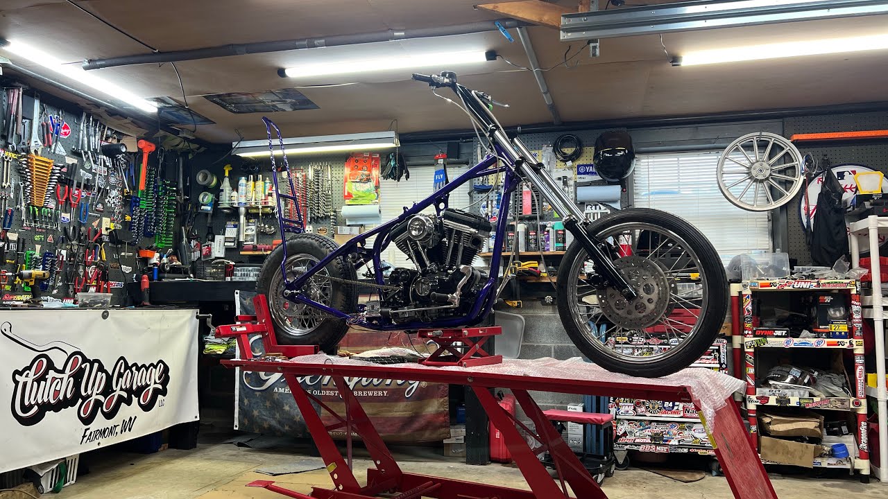 Sportster chopper assembly in 6 minutes!