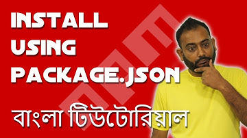 Installing npm project through package.json | Final video