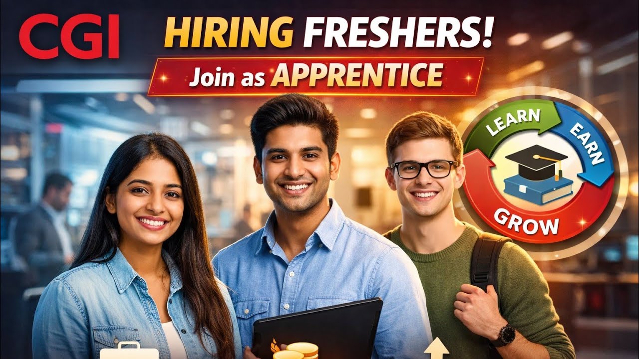 CGI Hiring Freshers | Apprentice Associate Software Engineer | Full-Time Job in Bangalore