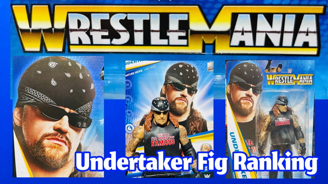 Undertaker Figure Ranking & Review WWE Mattel 161 WrestleMania Heritage How Good is this toy?