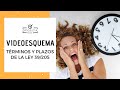 ⏳ Plazos y Términos de la  Ley 39/2015 | Vídeo Esquema 👉🏻【ACTUALIZADO】