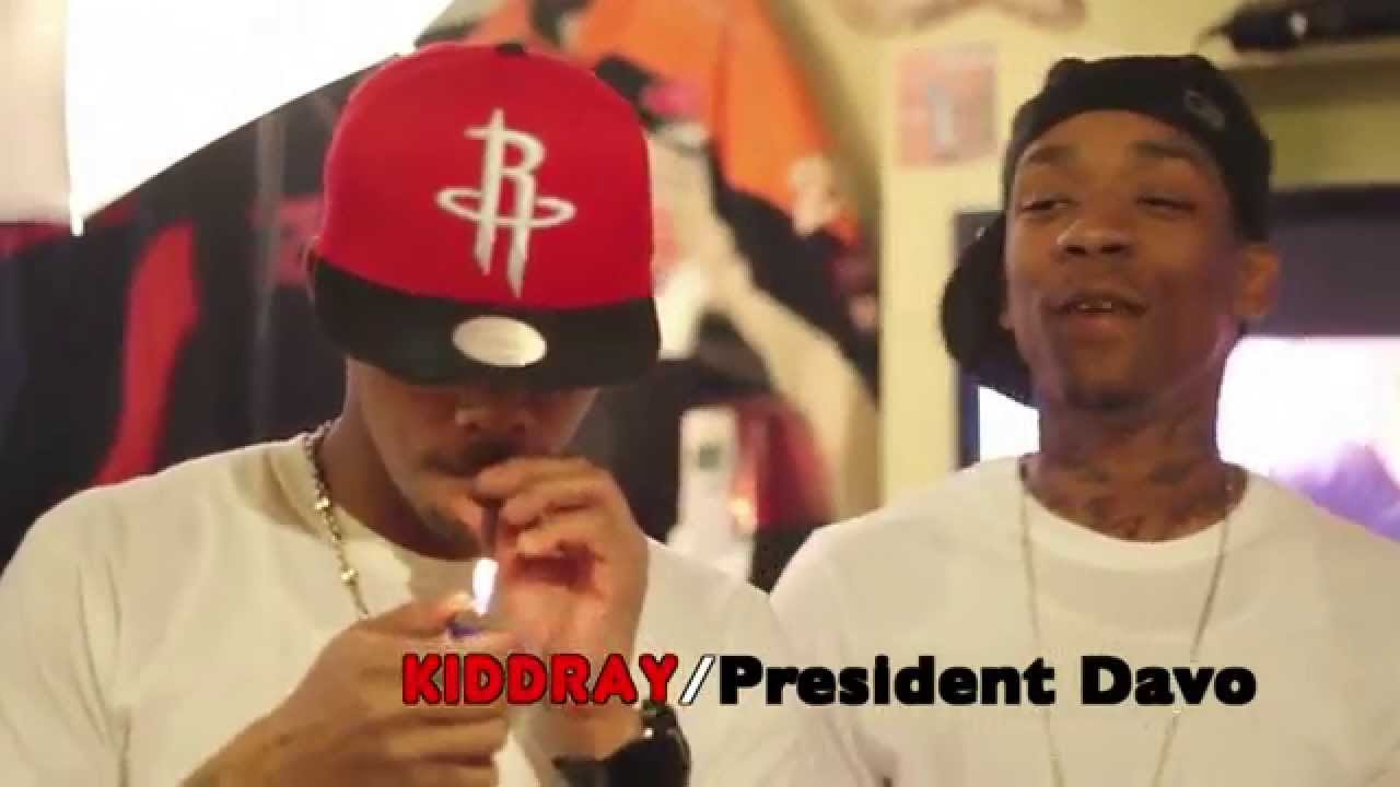 President Davo in the studio w/ Kiddray