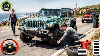 Real Jeep Driving Simulator - Race Through the Toughest Terrain - Jeep Game Android Gameplay screenshot 3