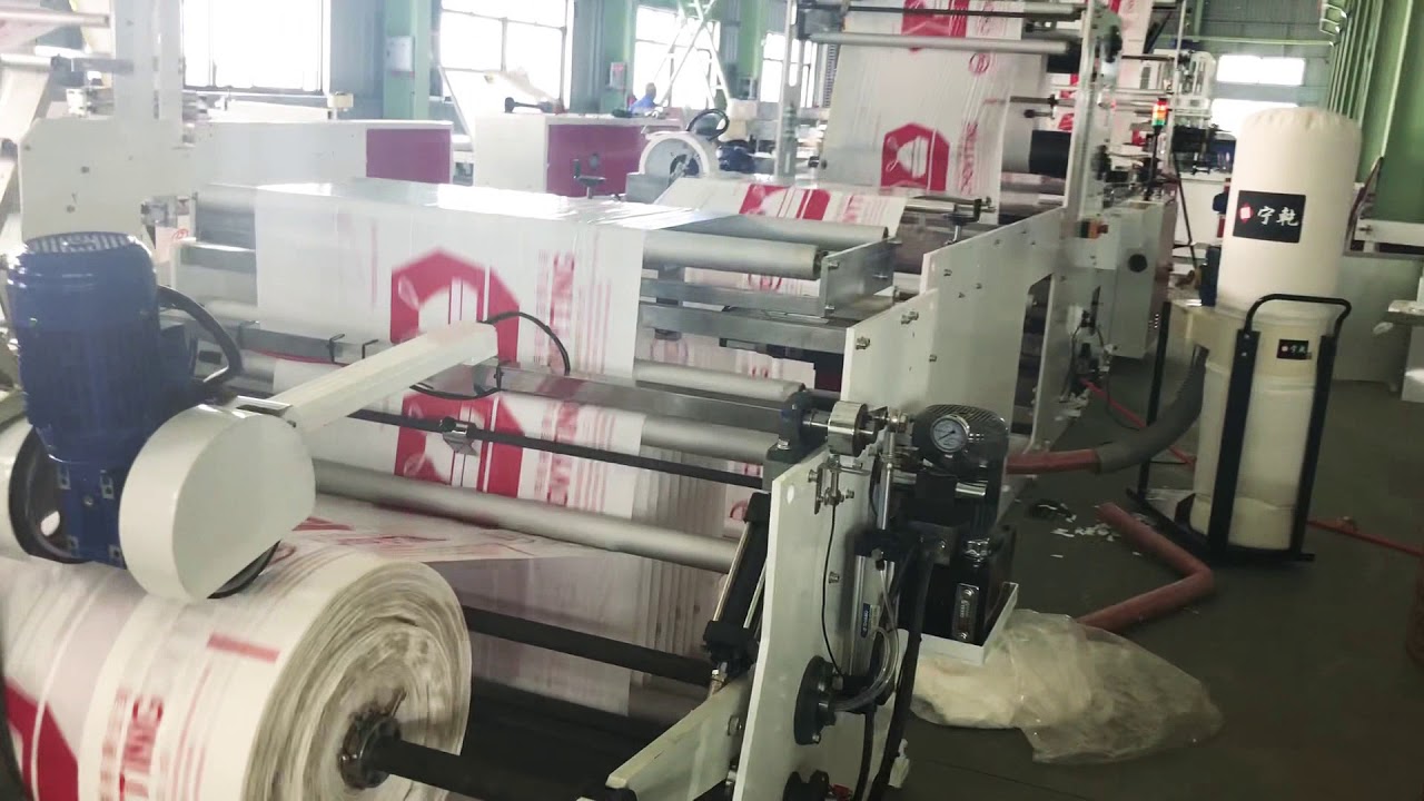 CW-1000PG Automatic draw tape garbage bag making machine with perforation