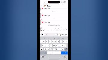 Screen recording conversations without knowing them on Snapchat ? WORKS!!!!