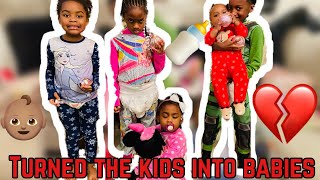 Vlogmas Day 1 The Kids Last Time Turning Into A Baby For Christmas
