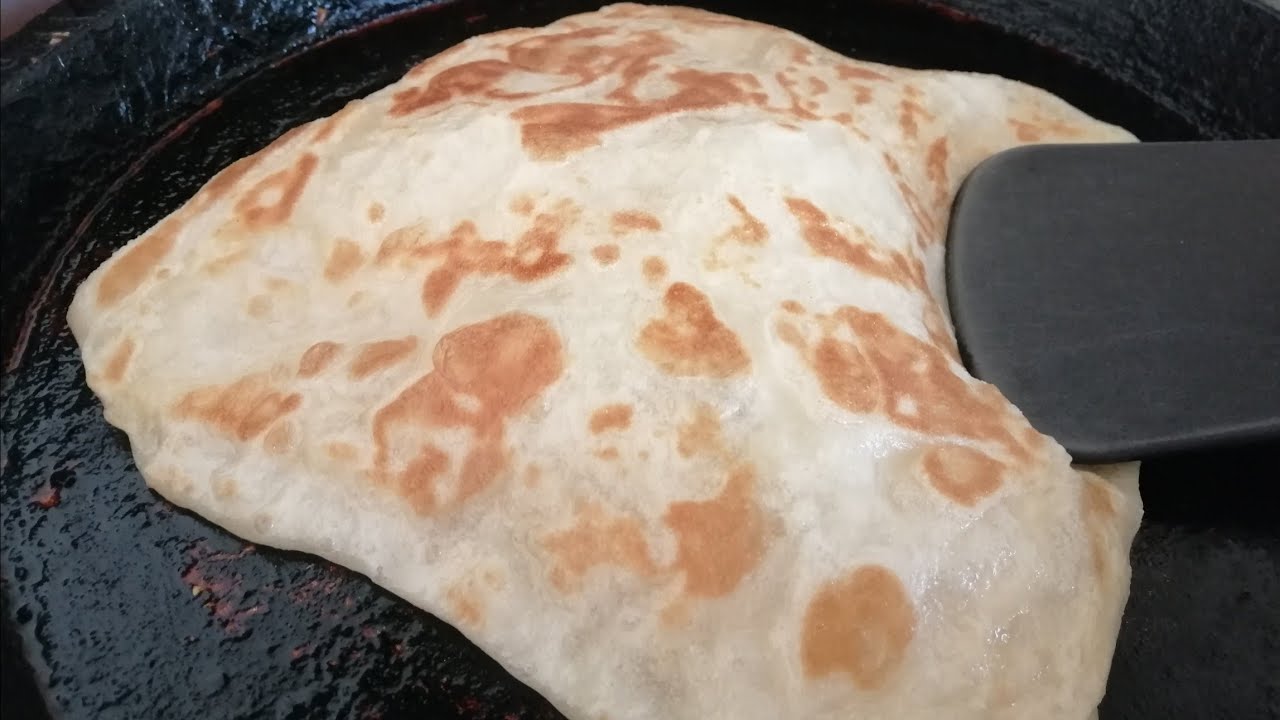 مسمن بدون خميرة ولا زبدة ولا دلك باسهل طريقة كيجي منفوخ ومورق ومقرمش غزااااال