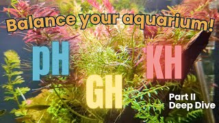 Balancing your aquarium water: pH GH & KH Part II Deep Dive