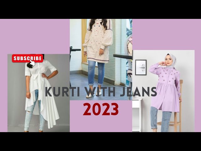 short kurti with jeans ideas in 2023 | Cotton tops designs, Desi fashion  casual, Stylish short dresses