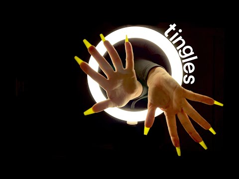 Hypnotizing Ring Light Hand Movements + Tapping ASMR