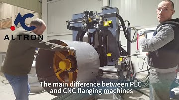 CNC&PLC flangning machine