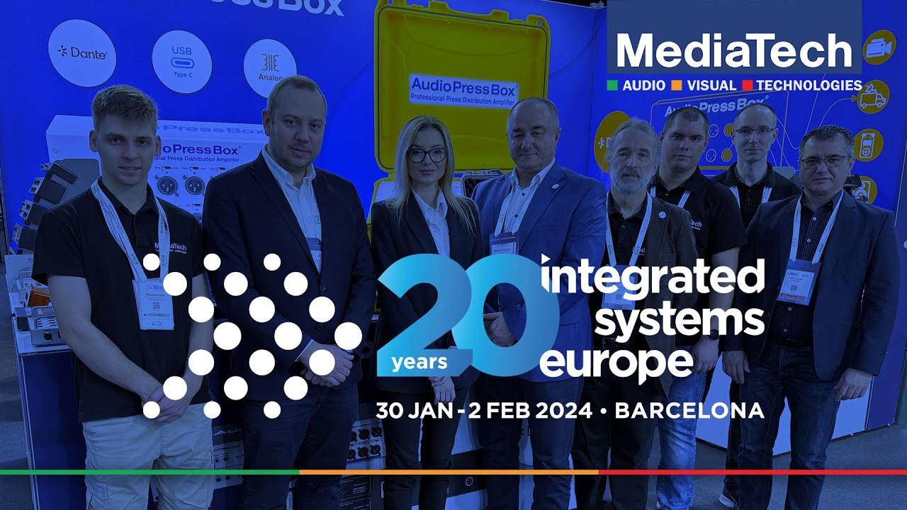 MediaTech at ISE 2024 in Barcelona - YouTube
