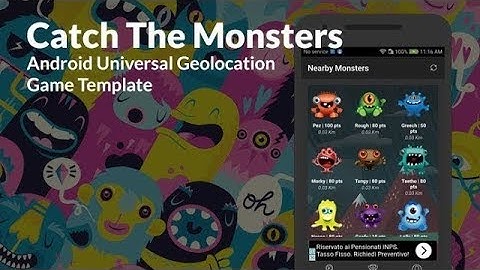CatchTheMonsters | Android Geolocation Game Template