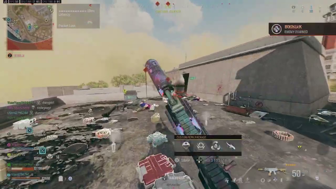 MW43 Rebirth Island Short Clip Quad Dub