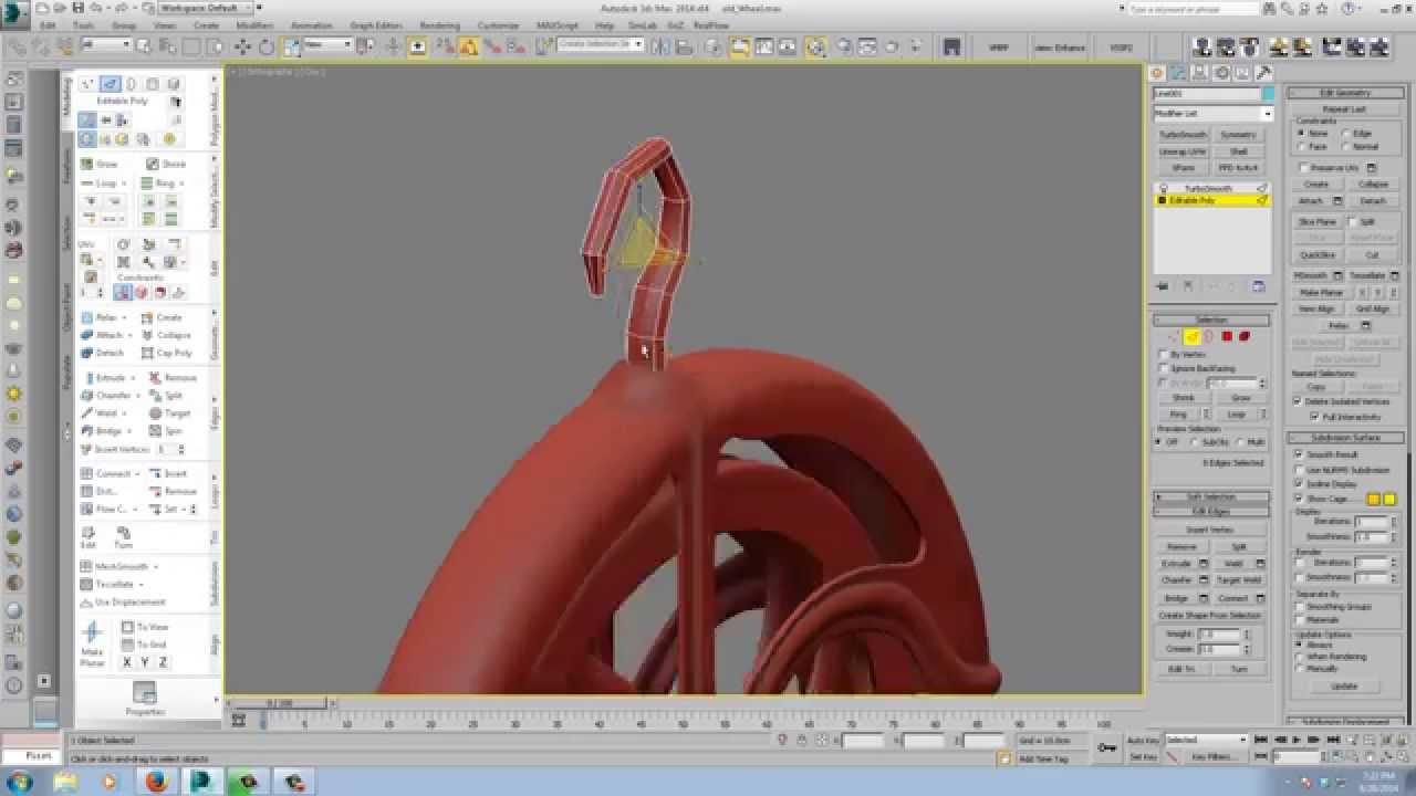 3ds Max Old Wheel Pulley Modeling Tutorial Part 2