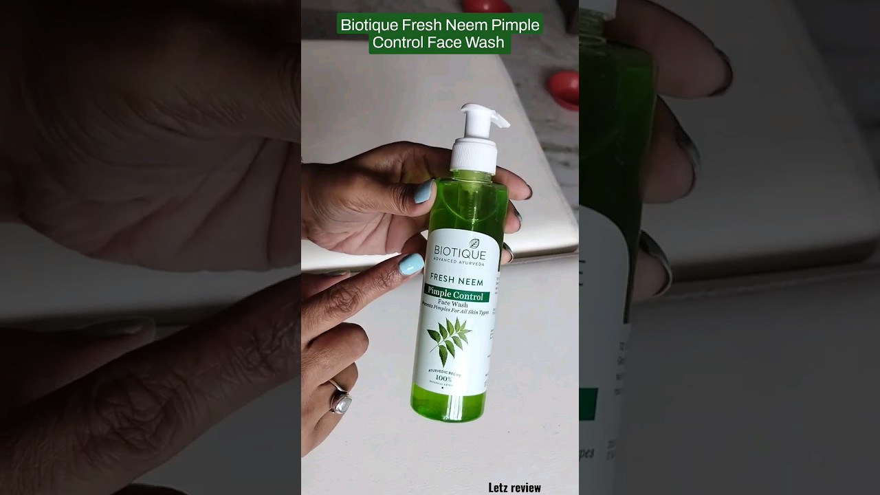 Biotique Fresh Neem Pimple Control Face Wash from Amazon 