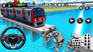 Train vs Broken Bridge! 😱🚆 Will the Train Survive? | 3D Driving Class screenshot 2