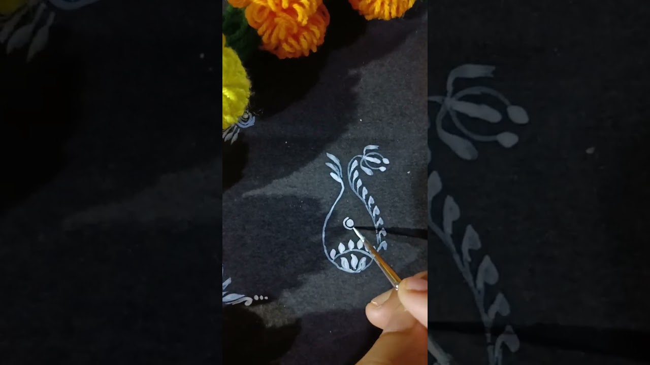 Simple Face Kolka design Tutorial  