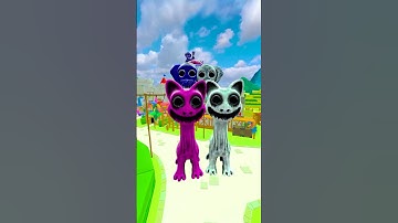 SIZE COMPARISON ZOONOMALY FAMILY SMILING MONSTERS KOALA, CAT, RABBIT, MONKEY IN GARRY