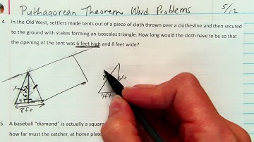 Pythagorean Theorem Word Problems 3 6