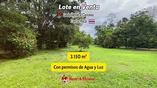 Lote en Venta en Guápiles Lote en Venta en Guápiles