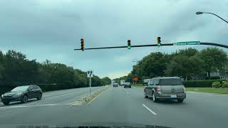 driving around huntersville, north carolina to route 77 north