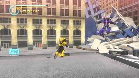 Bumblebee Combat Gameplay - Transformers Devastation PS4