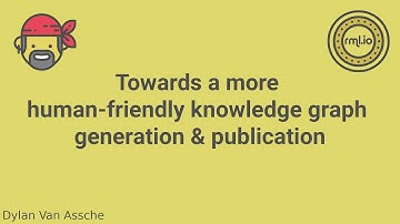 ISWC 2021 P&D: Towards a more human-friendly knowledge graph generation & publication