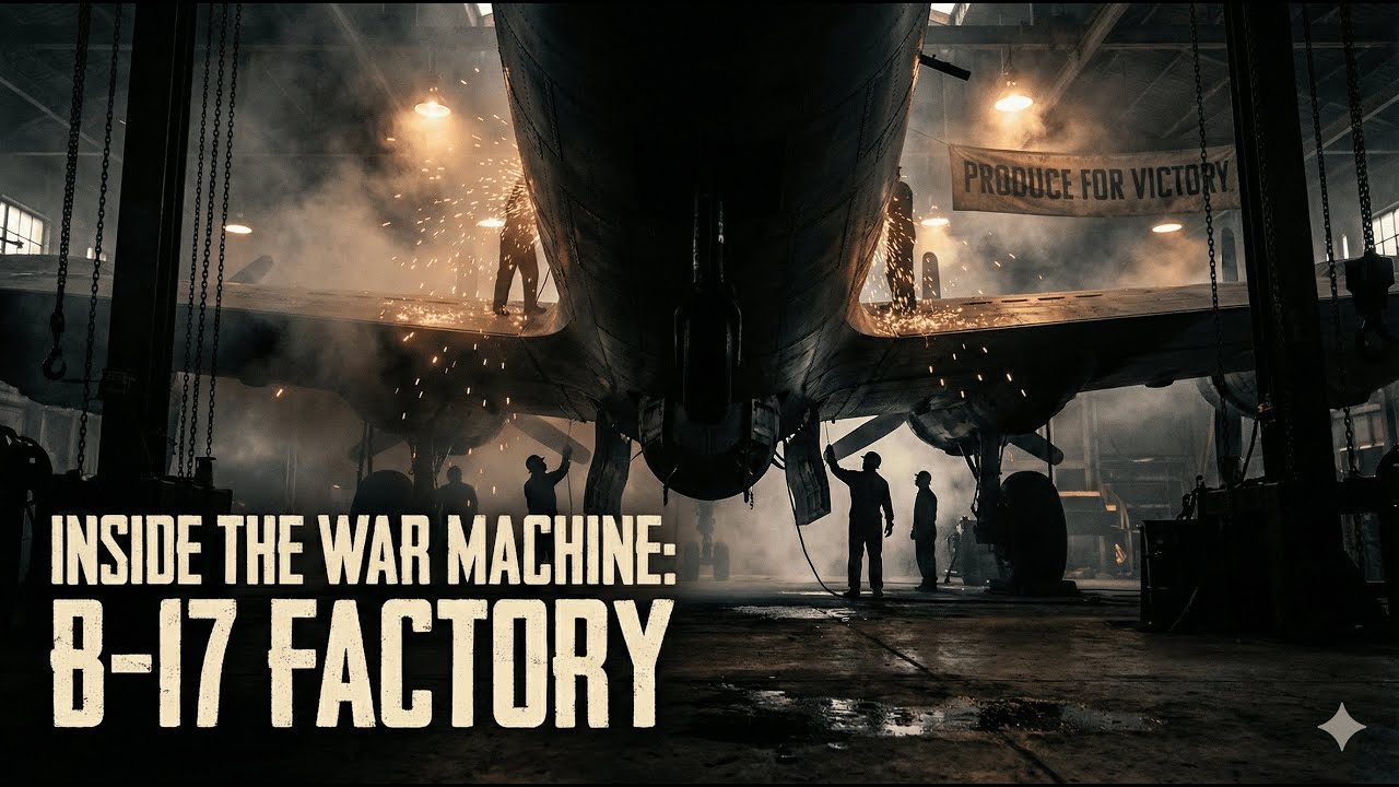 How the B-17 Bomber Was Built at Unmatched Scale During World War II (AI Reconstruction)