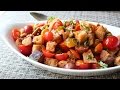Crispy Panzanella Salad - Tuscan Bread & Tomato Salad Recipe