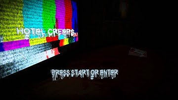 Hotel Creeps (UDK Game) Main menu screen