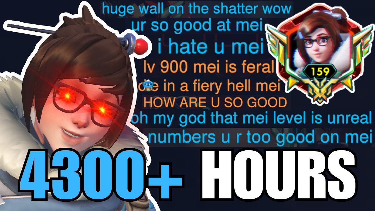 Как выглядят 4300+ часов игры на Мэй — Overwatch 2