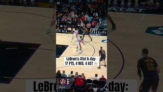 Lebron Puts Up 17 Pts But Loses On His B-Day