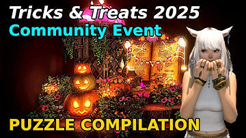 FFXIV - "Tricks & Treats" Event - Jump Puzzle Speedrun Compilation