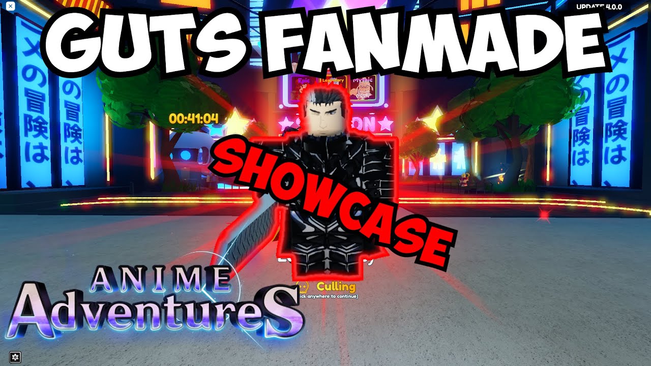 Guts full evo showcase anime adventures｜TikTok Search