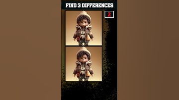 Can you find the 3 differences? #puzzle #difference #spotthedifference  #find #finddifference