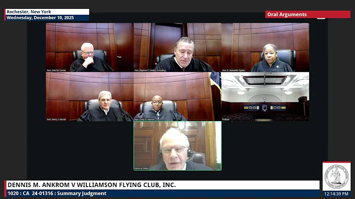 Oral Arguments | Wed Dec 10 2025 | Hon. Samuel L. Green Courtroom