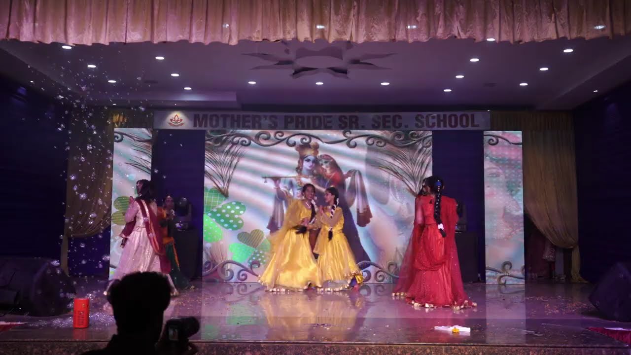 Krishna Dance performance by Class 4th students || ANNUAL DAY 2025-26