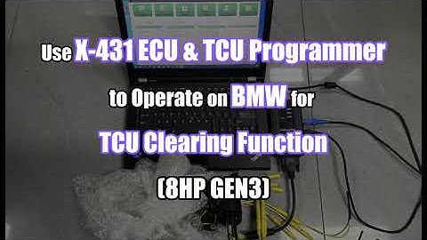 LAUNCH X431 ECU Programmer: TCU Clearing function for BMW [8HP GEN3]